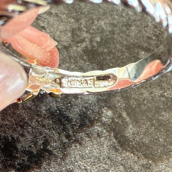 Lavender CZ Cable Band Ring Size 8 10K Gold Estate Jewelry Timeless Style - Picture 10 of 14